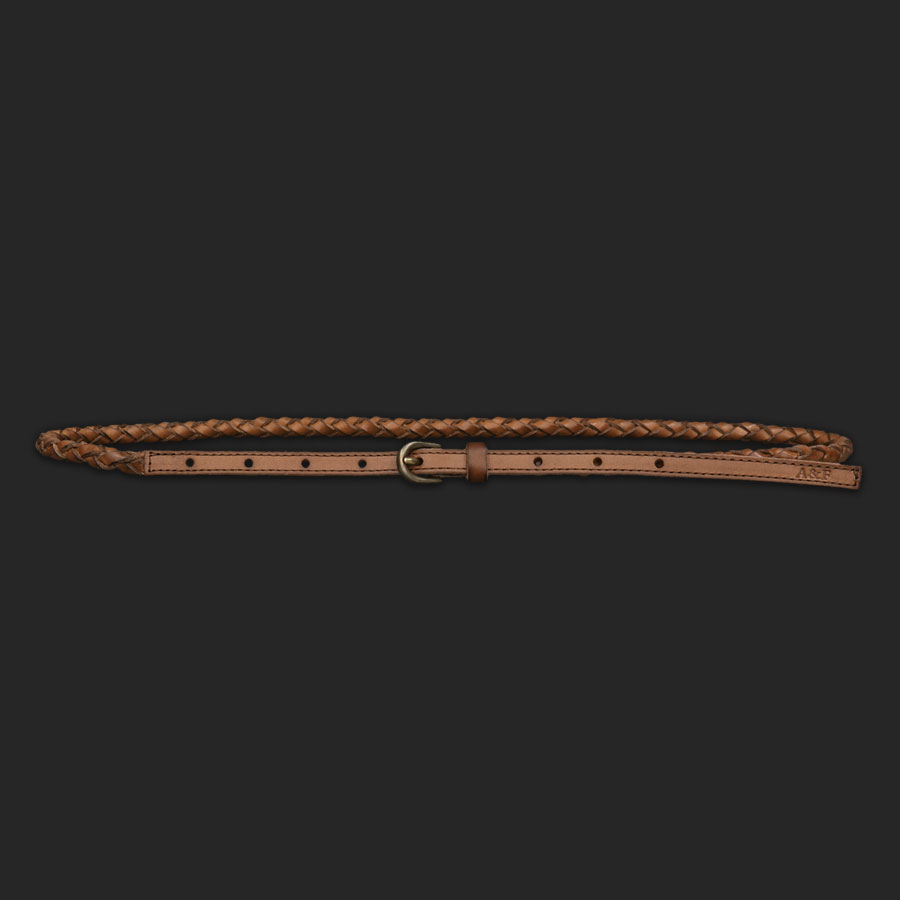 Woven Skinny Belt