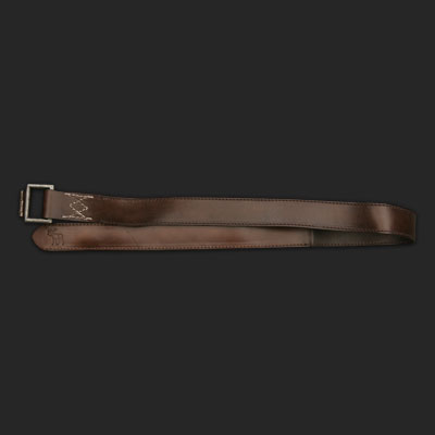 Classic Square Buckle Leather Belt