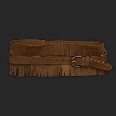 Wide Fringe Belt