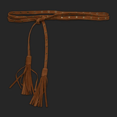 Skinny Fringe Belt