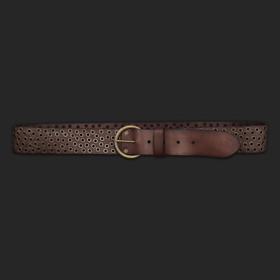 Studded Leather Belt